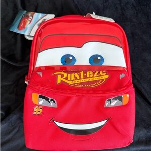 Disney Cars Lightning McQueen Red Kids Lunchbox with Toys